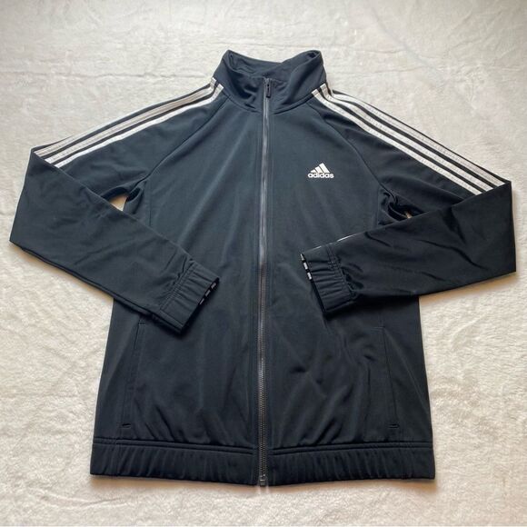 Adidas Warm Up Tricot 3 Stripe Track Jacket Size Medium - Picture 1 of 10